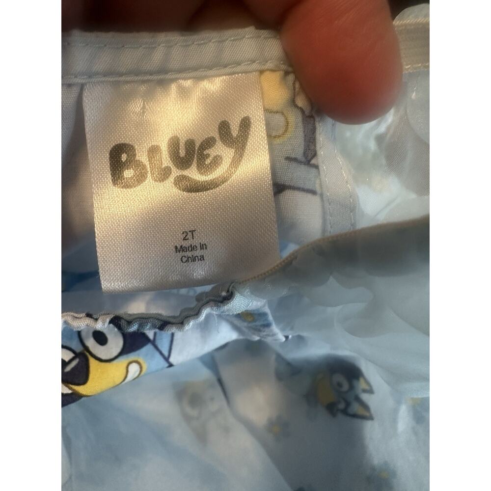 Bluey toddler sz 2T Dress LOT of 3 Gauzey, Flutter Sleeve, Princess dress twirl - Picture 10 of 11